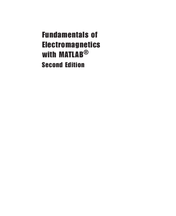 (PDF) Fundamentals of with MATLAB® (Second Edition