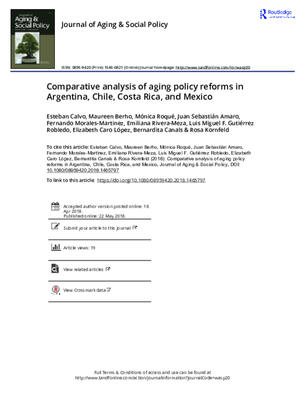 (PDF) Comparative analysis of aging policy reforms in Argentina, Chile ...