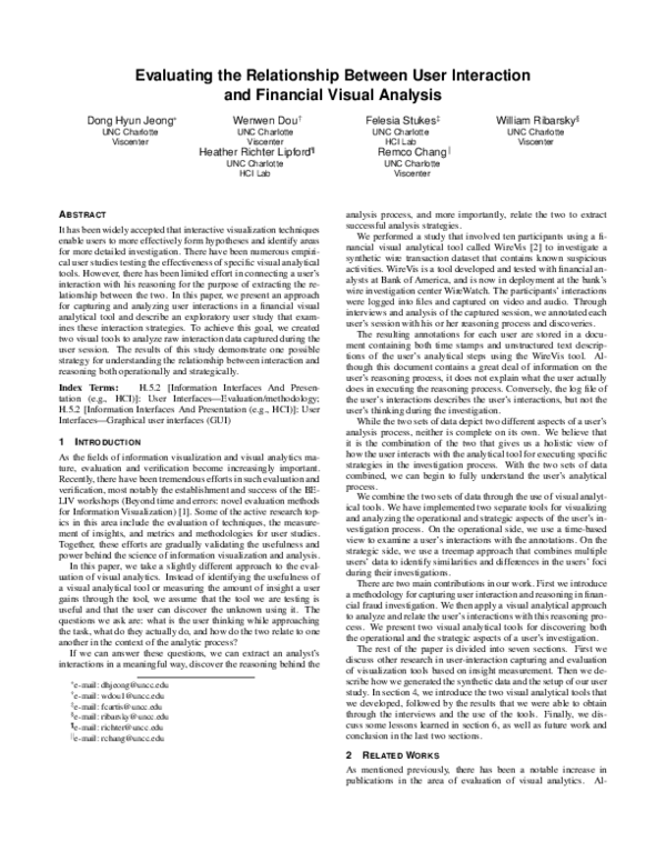 (PDF) Evaluating the relationship between user interaction and ...