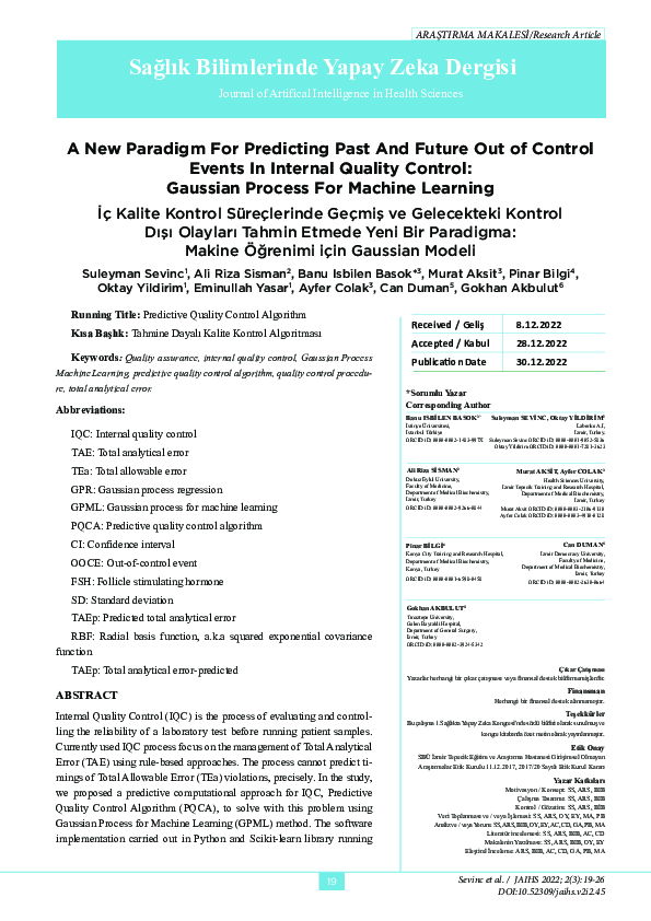  pdf a new paradigm for predicting past and future out of control
