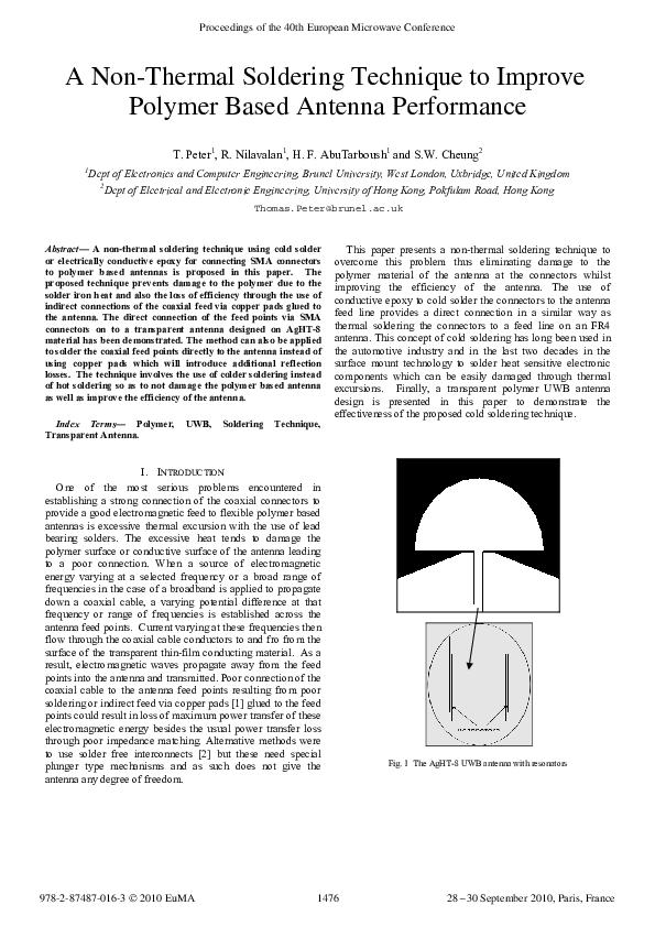(PDF) A non-thermal soldering technique to improve polymer based ...