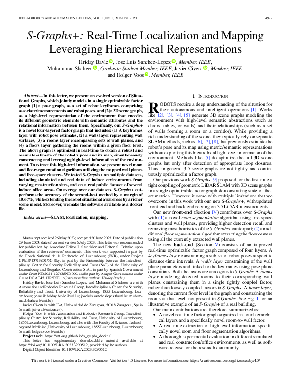 (PDF) S-Graphs+: Real-Time Localization and Mapping Leveraging ...