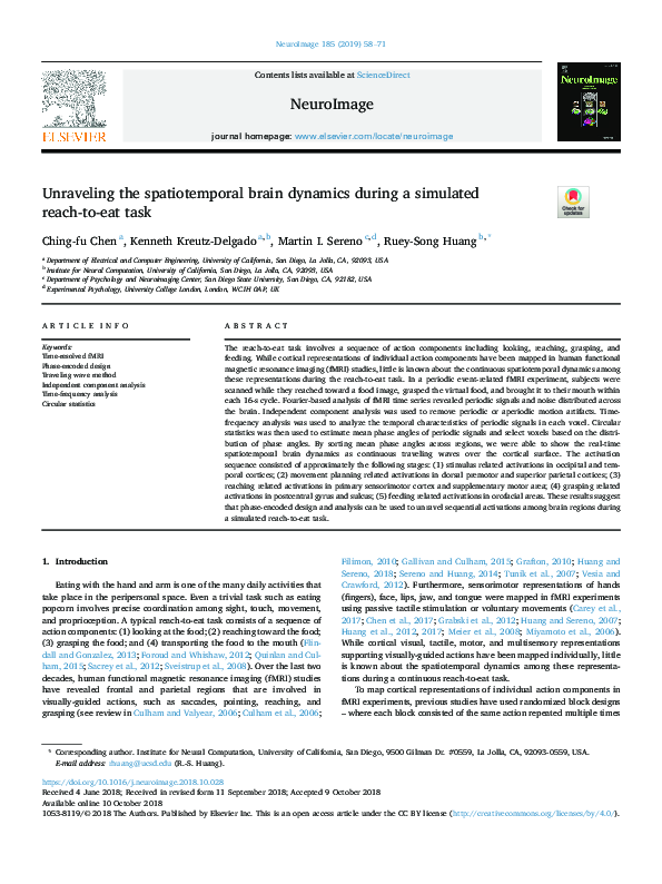 (PDF) Unraveling the spatiotemporal brain dynamics during a simulated ...