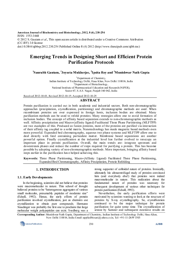 (PDF) Emerging Trends in Designing Short and Efficient Protein ...