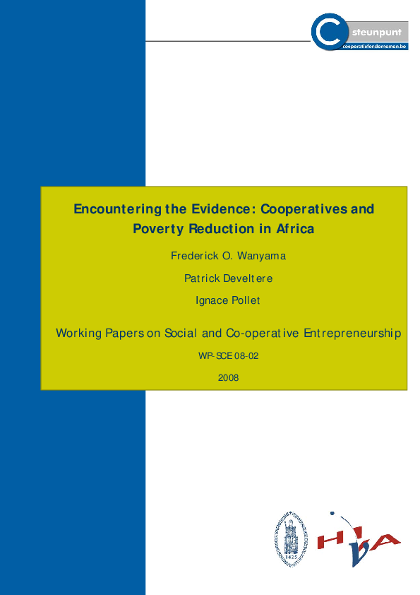 (PDF) Encountering the Evidence: Cooperatives and Poverty Reduction in ...