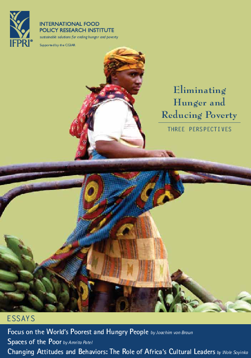 (PDF) Eliminating Hunger and Reducing Poverty: Three Perspectives
