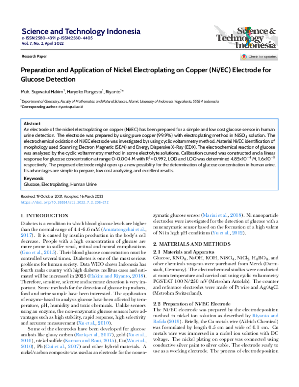 (PDF) Preparation and Application of Nickel Electroplating on Copper ...