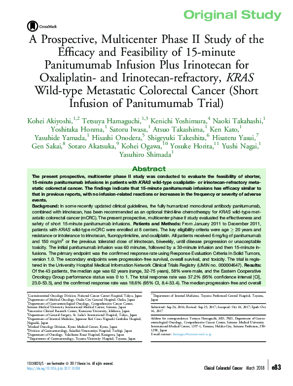 (PDF) A Prospective, Multicenter Phase II Study of the Efficacy and ...