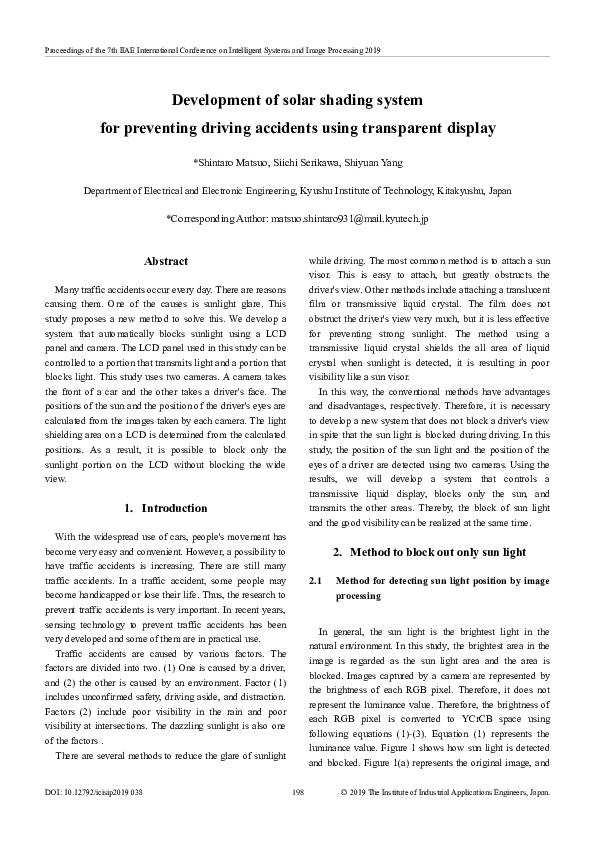 Transparent Shading Device as Daylighting System