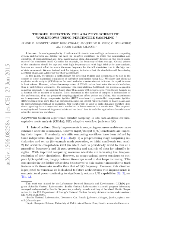 (PDF) Trigger Detection for Adaptive Scientific Workflows Using ...