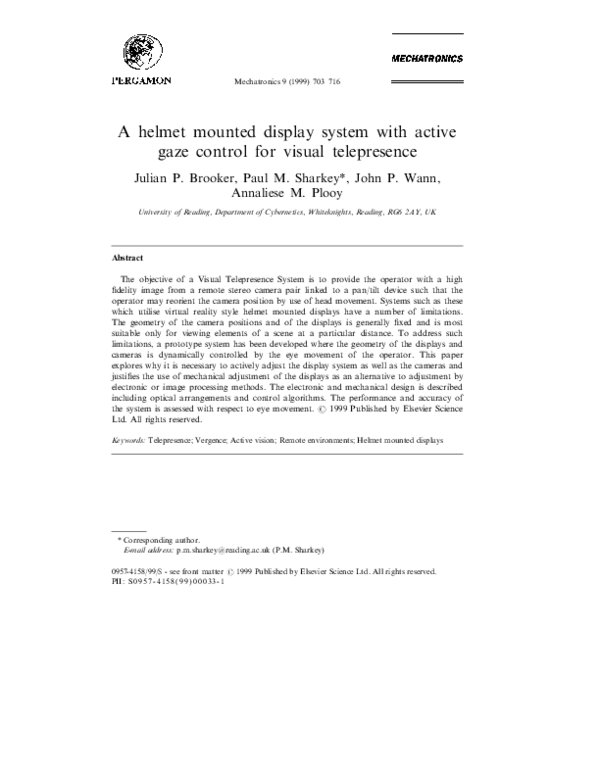 (PDF) A helmet mounted display system with active gaze control for ...