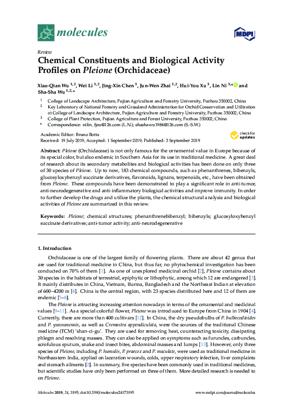 (PDF) Chemical constituents and biological activities of the soft ...