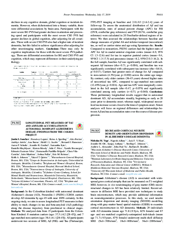 (PDF) Longitudinal Pet Measures of Tau and Amyloid Accumulation in ...