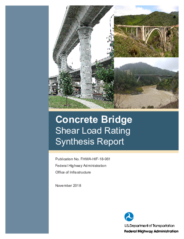 (PDF) Concrete Bridge Shear Load Rating, Synthesis Report