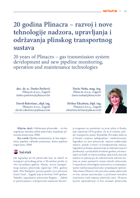 (PDF) 20 years of Plinacro – gas transmission system development and ...
