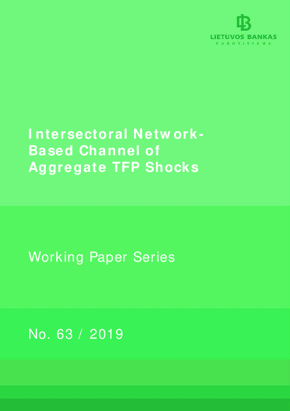 (PDF) Intersectoral network‐based channel of aggregate TFP shocks