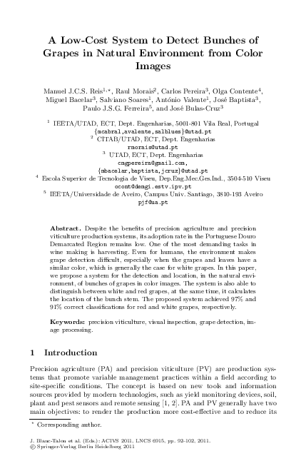 (PDF) A Low-Cost System to Detect Bunches of Grapes in Natural ...