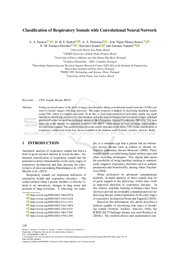 (PDF) Classification of Respiratory Sounds with Convolutional Neural ...