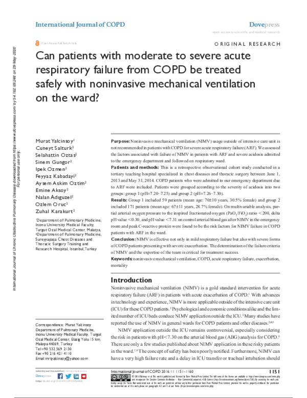 (PDF) Can patients with moderate to severe acute respiratory failure ...