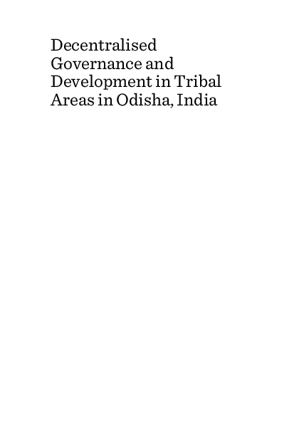 (PDF) Decentralised Governance and Development in Tribal Areas in ...