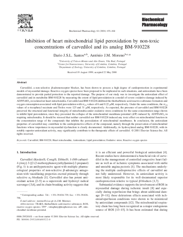 (PDF) Inhibition of heart mitochondrial lipid peroxidation by non-toxic ...
