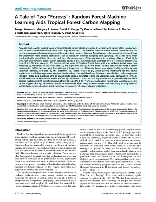 (PDF) A Tale of Two “Forests”: Random Forest Machine Learning Aids ...