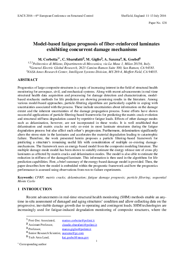 (PDF) EACS 2016 paper - Model-based fatigue prognosis of fiber ...