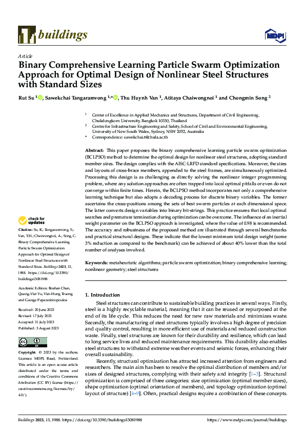 (PDF) Binary Comprehensive Learning Particle Swarm Optimization ...