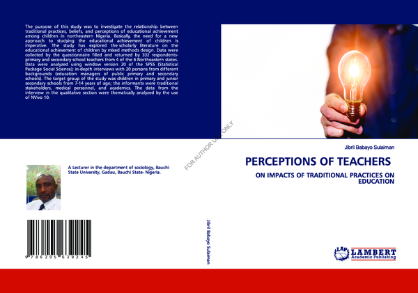 (PDF) Perceptions of Teachers on Impacts of Traditional Practices on ...