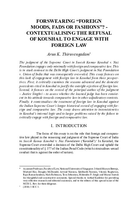 (PDF) Forswearing 'Foreign Moods, Fads or Fashions'? Contextualising ...