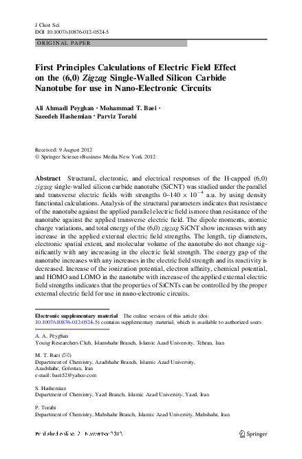 (PDF) First-principles calculations of electric field gradients of Sn ...