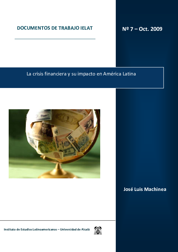 (PDF) La crisis financiera y su impacto en América latina: orígenes ...