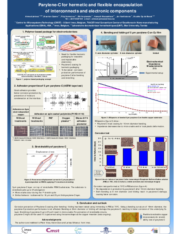 (PDF) Parylene C for hermetic and flexible encapsulation of ...
