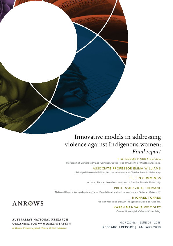 (PDF) Innovative models in addressing violence against Indigenous women ...