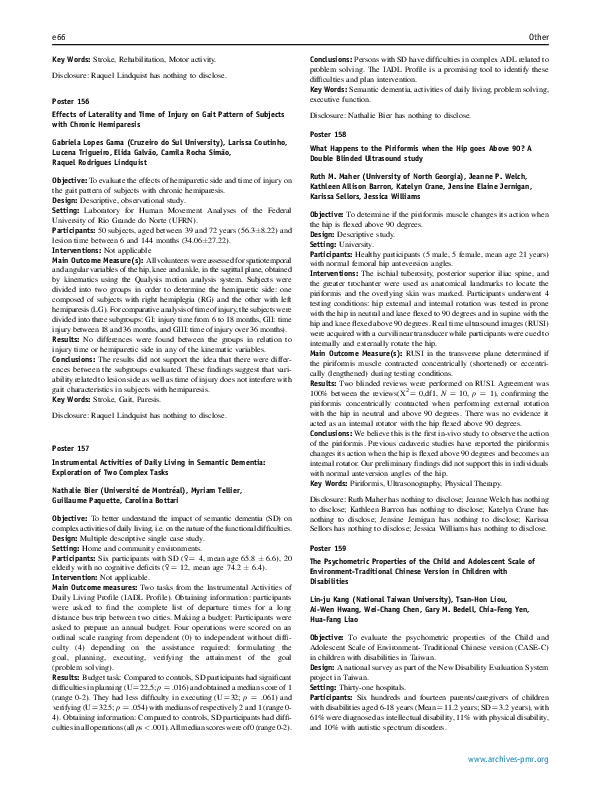 (PDF) Poster 159 The Psychometric Properties of the Child and ...