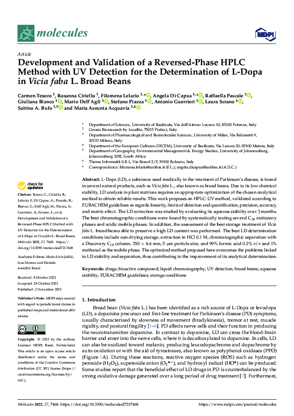 (PDF) Development and Validation of a Reversed-Phase HPLC Method with ...