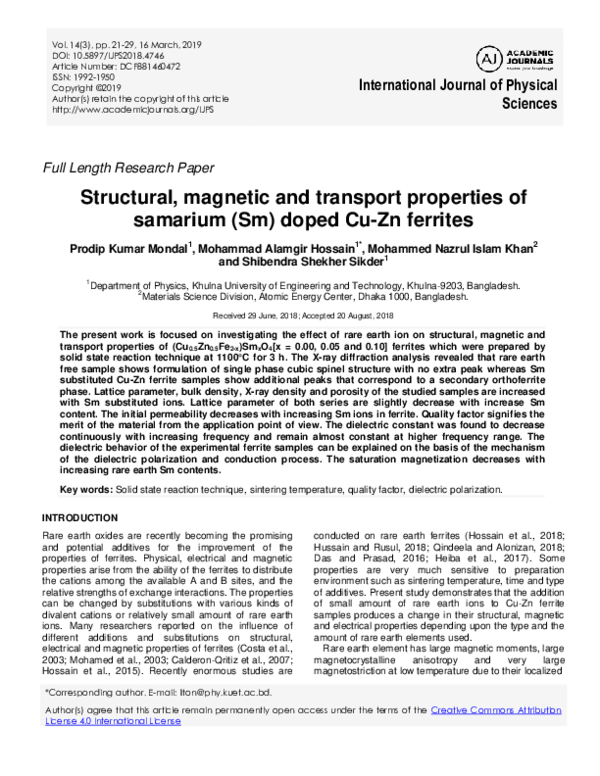 (PDF) Structural, magnetic, and transport properties of epitaxial thin ...