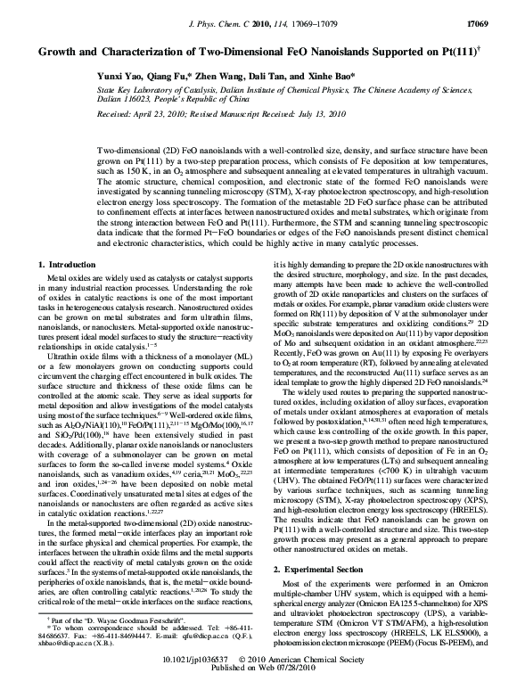(PDF) Growth and characterization of two-dimensional GaP on Si by ...