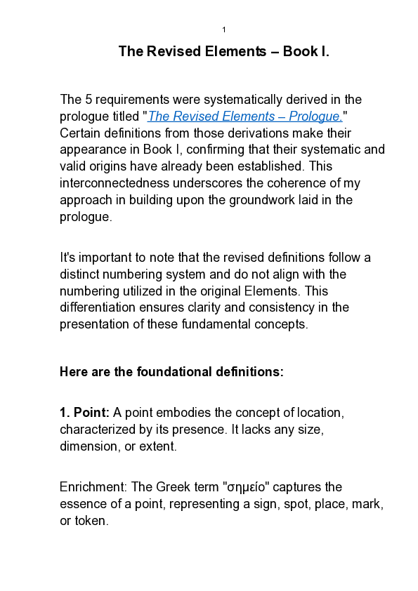 (PDF) The Revised Elements - Book I