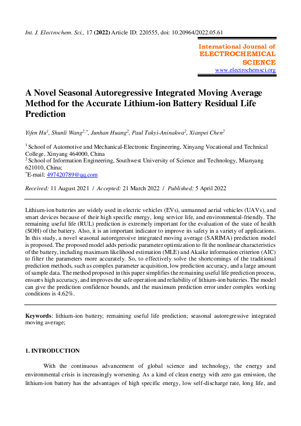 (PDF) A Novel Seasonal Autoregressive Integrated Moving Average Method ...