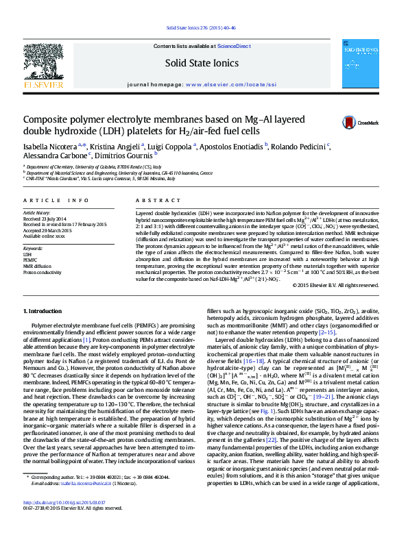 (PDF) Composite Polymer Electrolyte Membranes Based on Stabilized ...