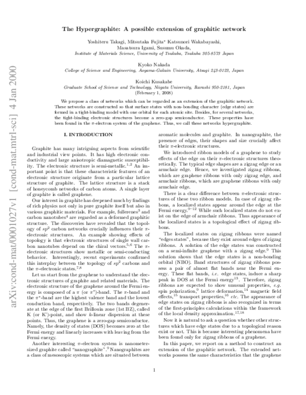 (PDF) The Hypergraphite: A possible extension of graphitic network