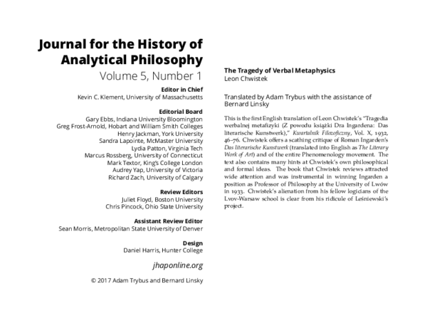 (PDF) Adam Trybus with the assistance of Bernard Linsky