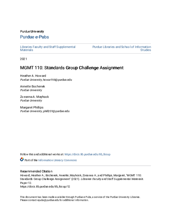 Pdf Mgmt 110 Standards Group Challenge Assignment Pdf Mgmt 110 Standards Group Challenge Assignment
