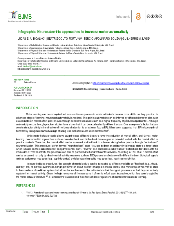 (PDF) Infographic: Neuroscientific approaches to increase motor ...