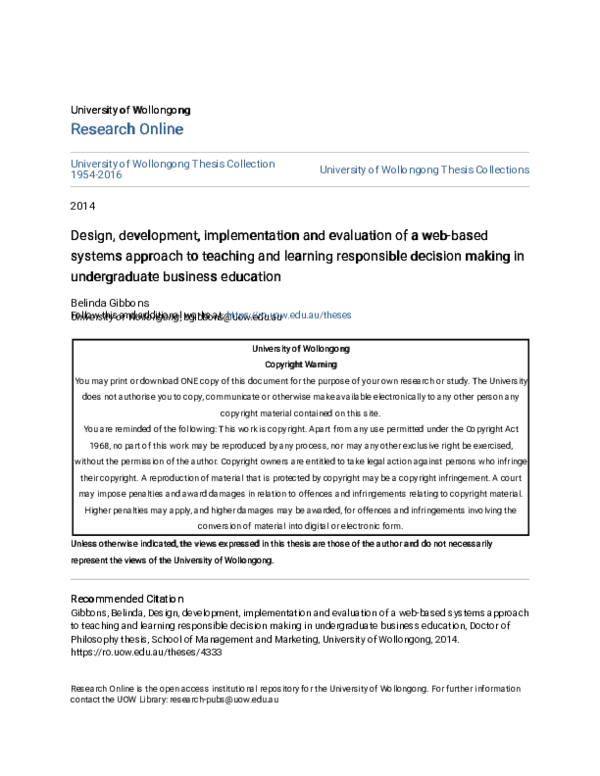 (PDF) Design, development, implementation and evaluation of a web-based ...