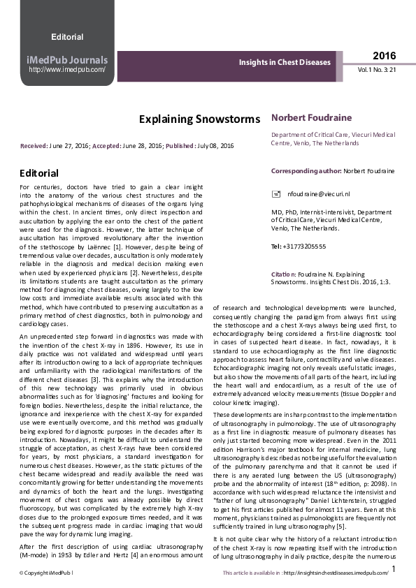 (PDF) Explaining Snowstorms