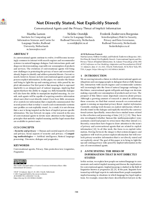 (PDF) Not Directly Stated, Not Explicitly Stored