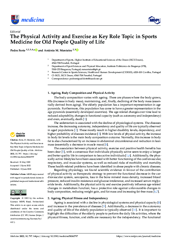 (PDF) The Physical Activity and Exercise as Key Role Topic in Sports ...