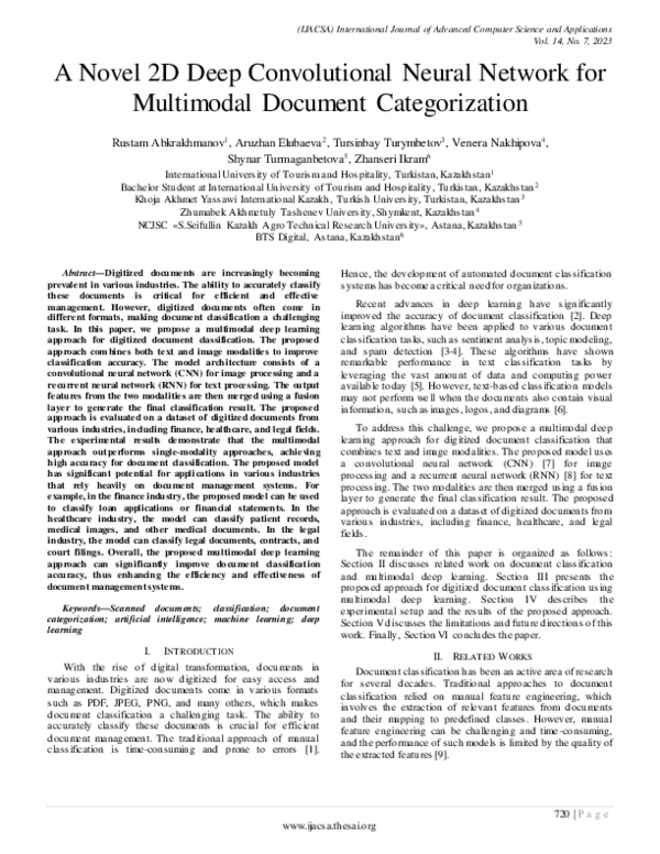 (PDF) A Novel 2D Deep Convolutional Neural Network for Multimodal ...